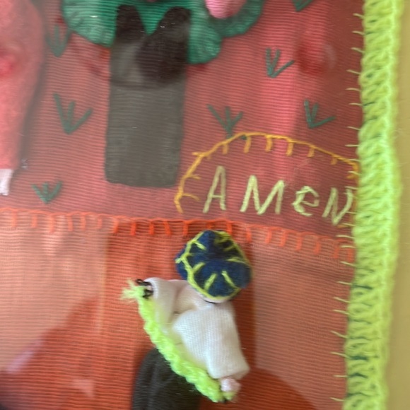 Vintage Peruvian Story Telling Handmade Tapestry. - Picture 8 of 11